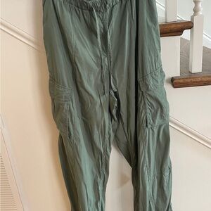 Green Lululemon Cargo Pants